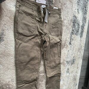 Women's Sneak Peek midrise khaki joggers size L
